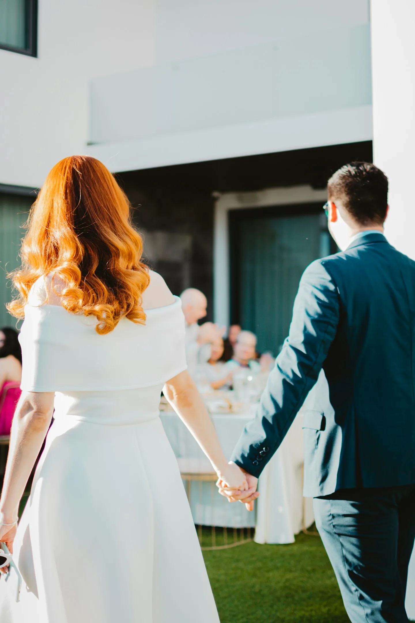 Grand entrance at a New Hampshire wedding